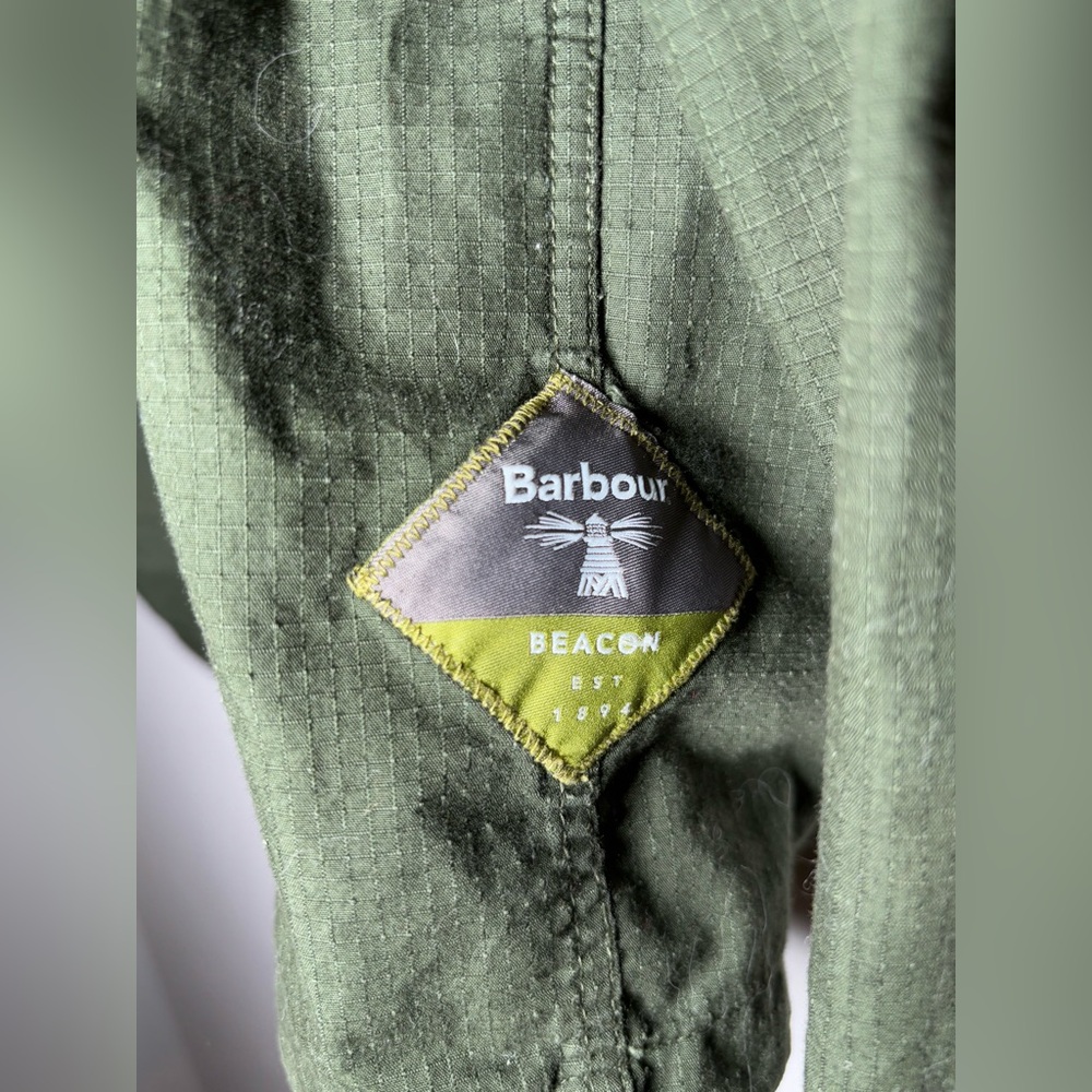 BARBOUR MEN’S BEACON RIPSTOP POPOVER SHIRT size US S - Picture 3 of 6